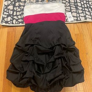 Ruby Rox Strapless Junior Formal Mini Dress NWT